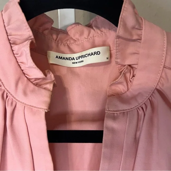 Amanda Uprichard Dusty Rose Pink Sleevless Saffron Dress - Picture 4 of 7